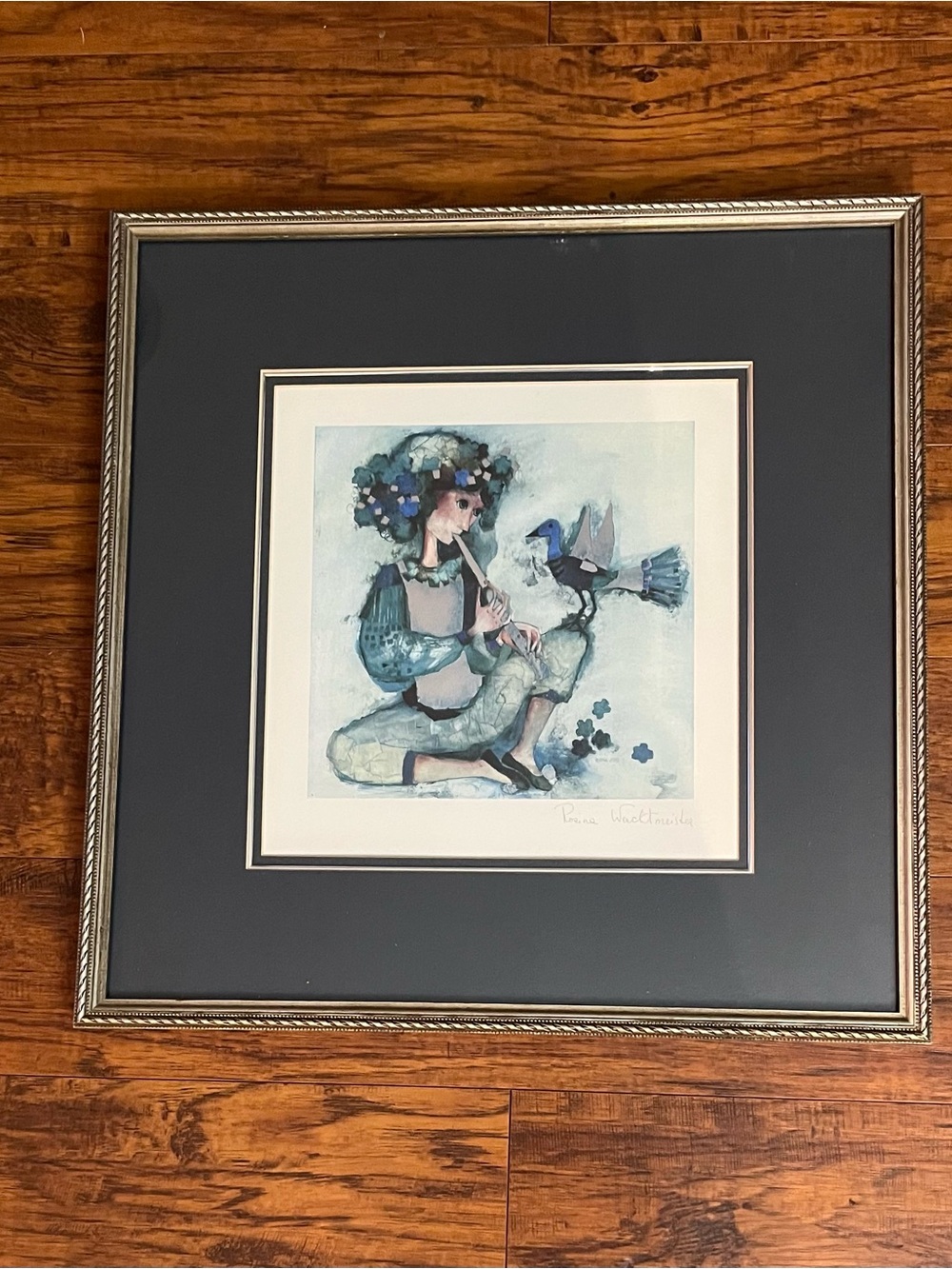 “Magic Flute” Mixed Media Artwork COA signed by Artist Rosina Wachtmeister